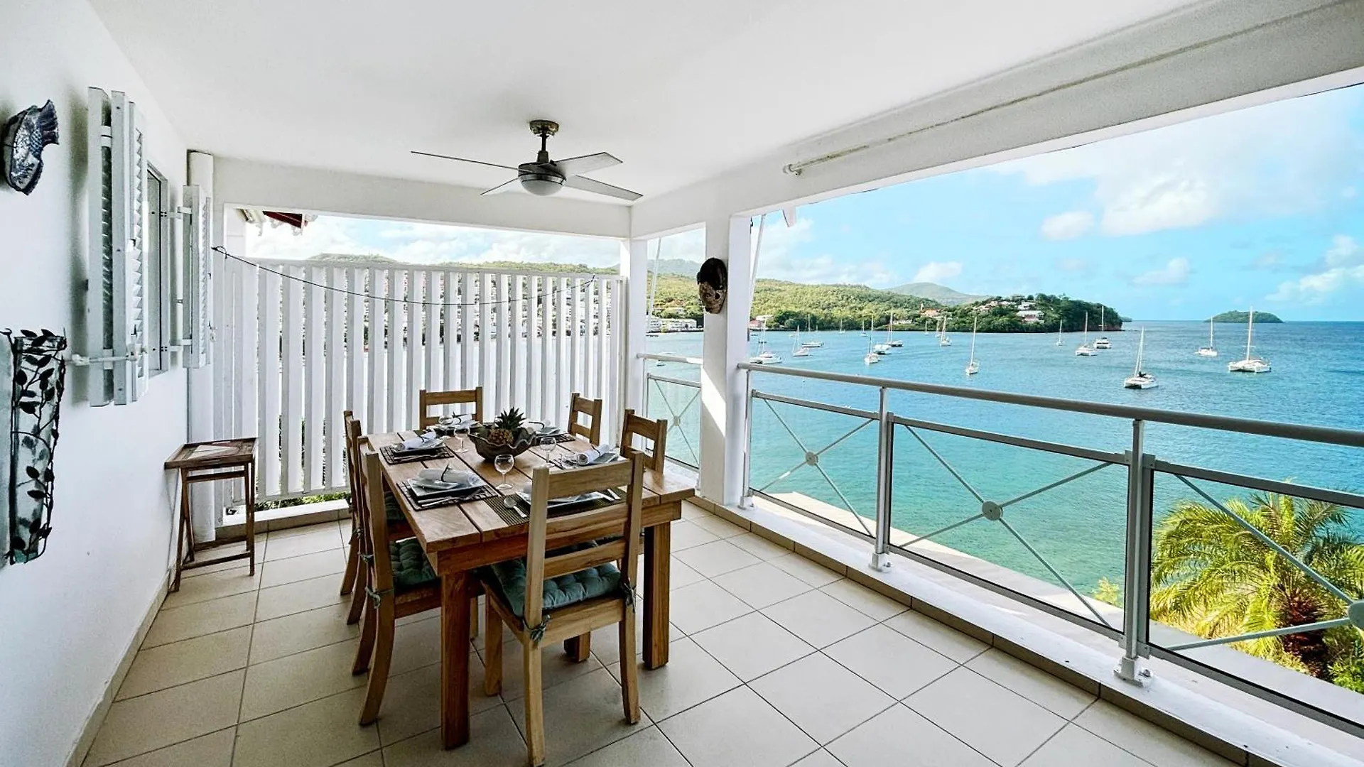 Appartements T3 Standing Vue Mer Epoustouflante A Quelques Pas De La Plage Les Trois-Ilets Apartament